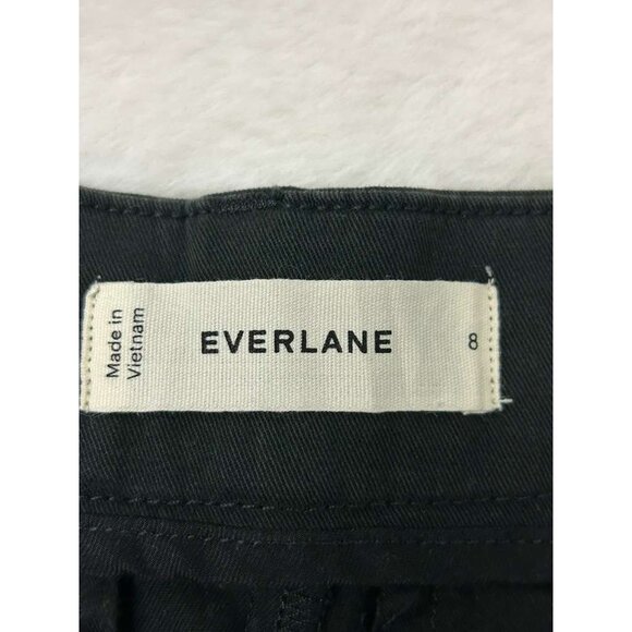 Everlane Women's Size 8 Front Pocket Black Chino Shorts - Picture 3 of 12